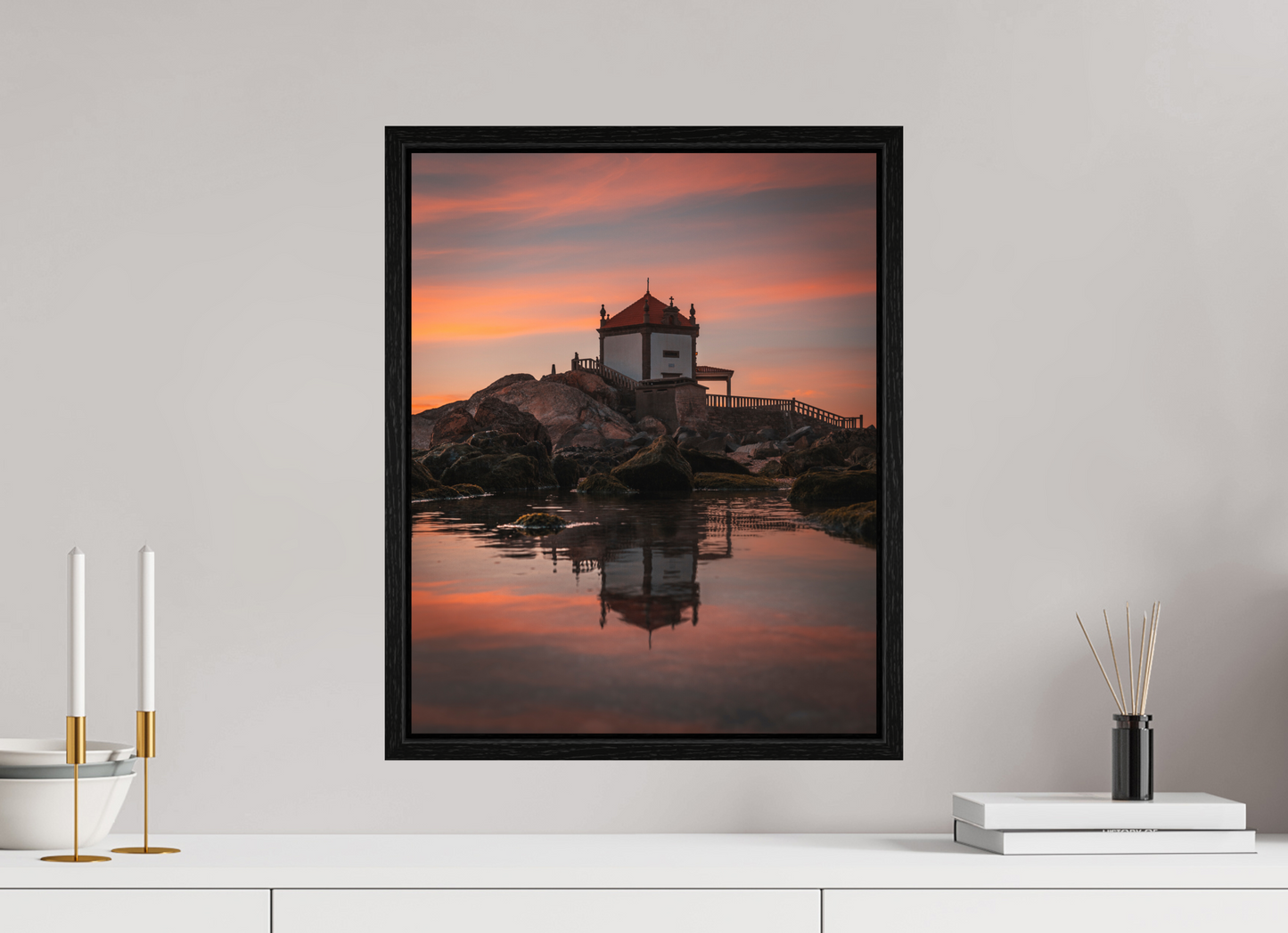 40 x 50 cm, Floater Frame Sr da Pedra chapel