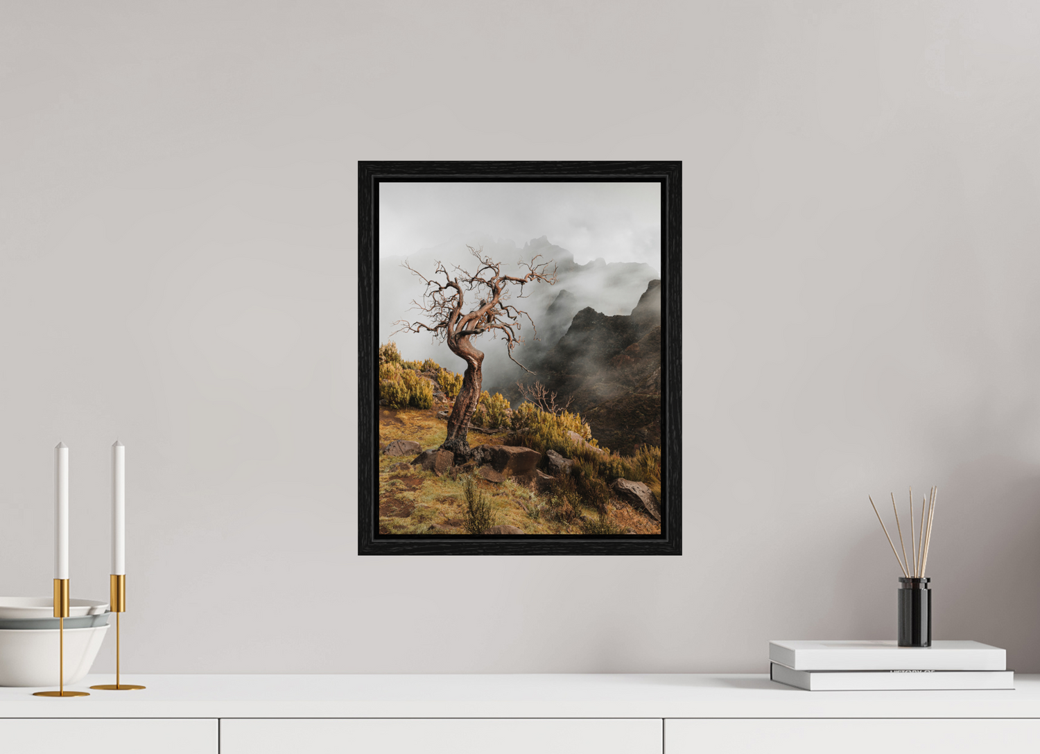 30 x 37.5 cm, Floater Frame Dead Tree