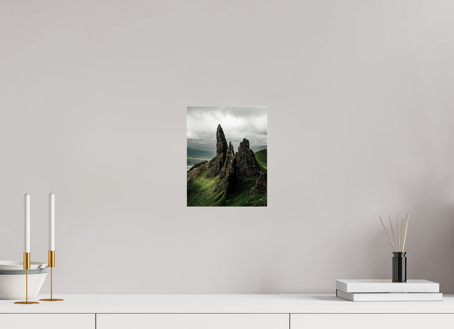 20 x 25 cm, Photo Print Under Acrylic Glass The Old Man of Storr