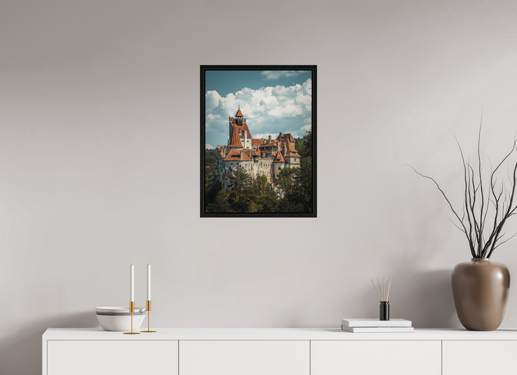 45 x 60 cm, Floater Frame Bran Castle