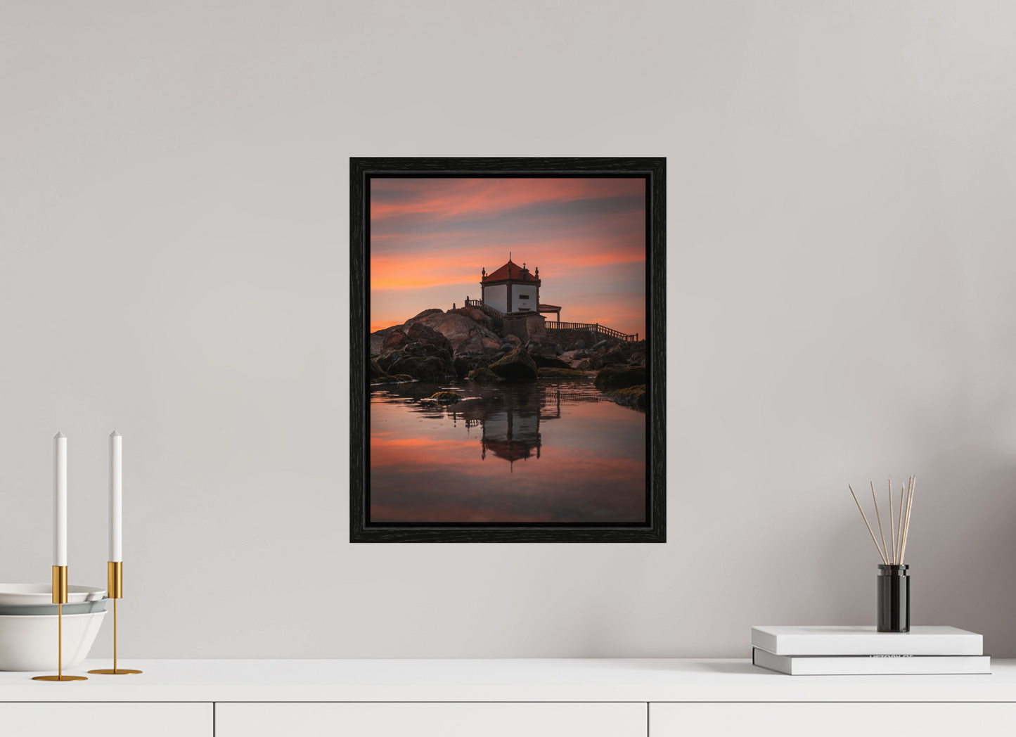 30 x 37.5 cm, Floater Frame Sr da Pedra chapel