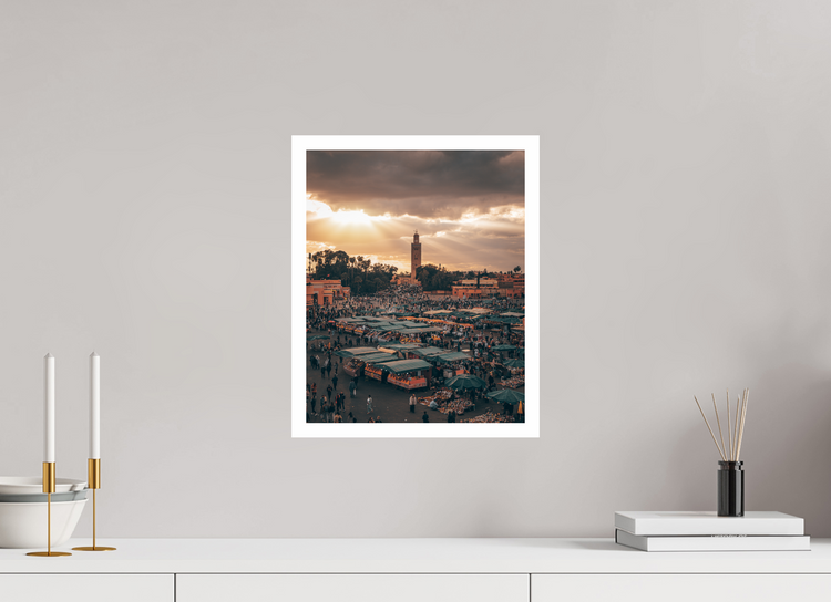 30 x 37.5 cm, Photo Print on Fuji Crystal DP II - RA Jemaa el-Fnaa, Marrakesh