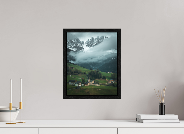 30 x 37.5 cm, Floater Frame Santa Magdalena - Dolomites