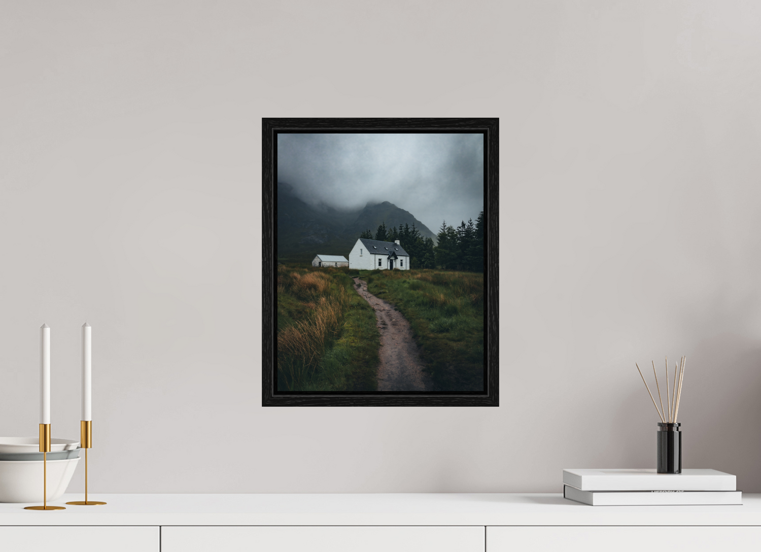30 x 37.5 cm, Floater Frame Wee White House
