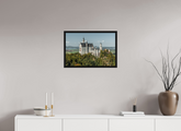 60 x 40 cm, Floater Frame Neuschwanstein Castle