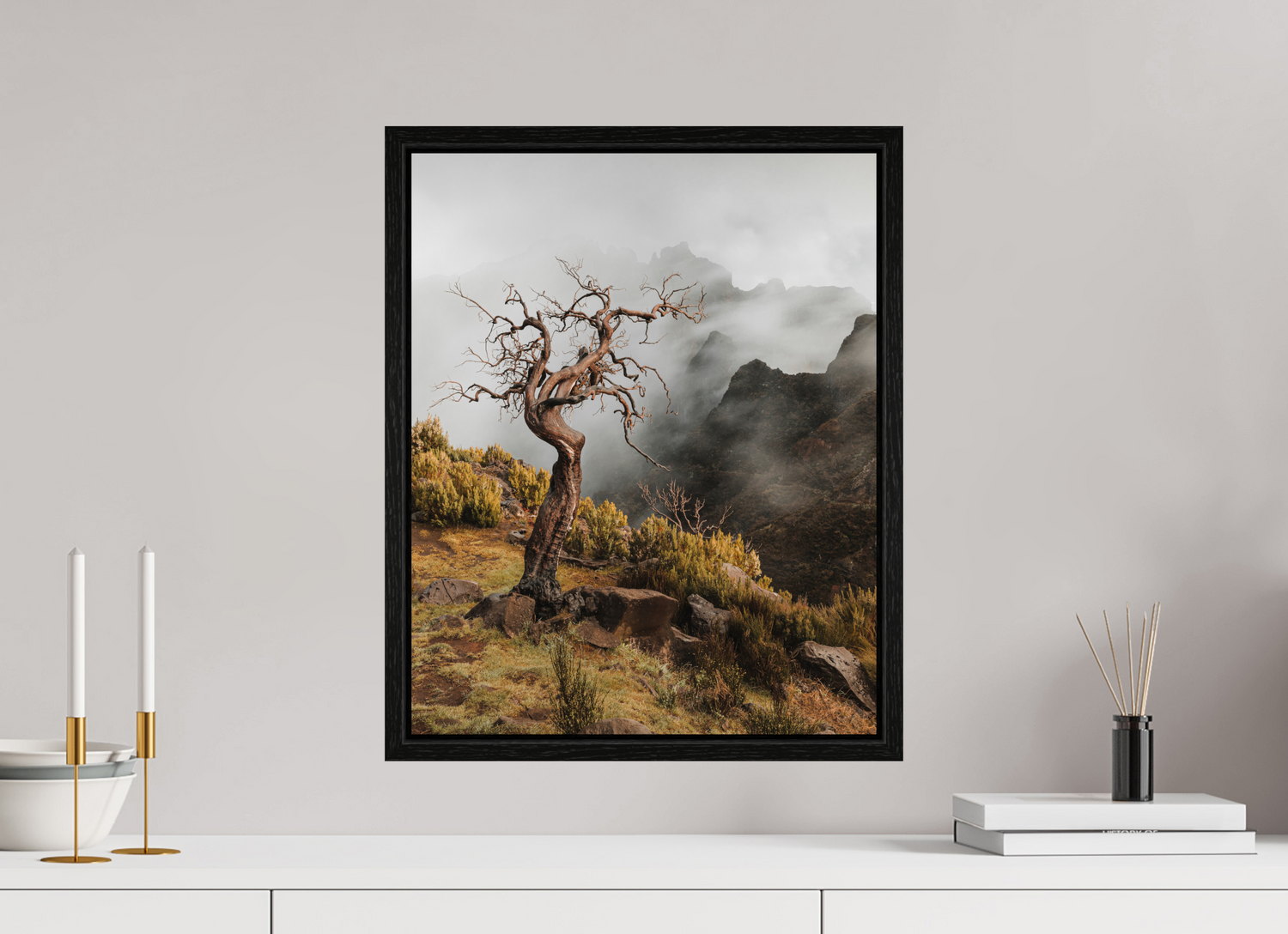 40 x 50 cm, Floater Frame Dead Tree