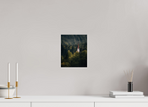 20 x 25 cm, Photo Print Under Acrylic Glass Church in the Alps