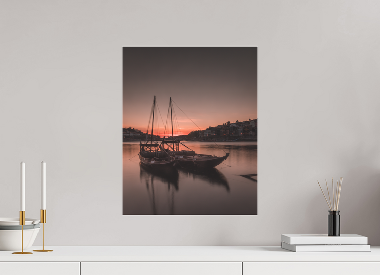 40 x 50 cm, Photo Print Under Acrylic Glass Barcos Rabelos