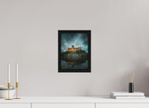 20 x 26.9 cm, Floater Frame Almourol Castle