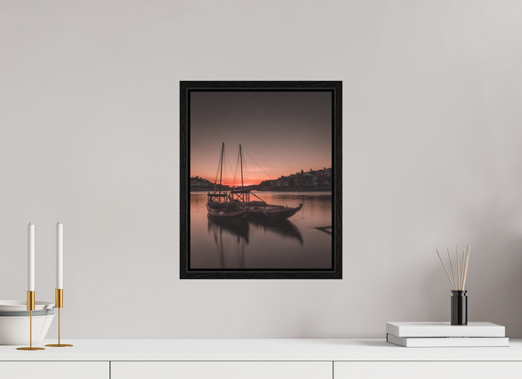30 x 37.5 cm, Floater Frame Barcos Rabelos