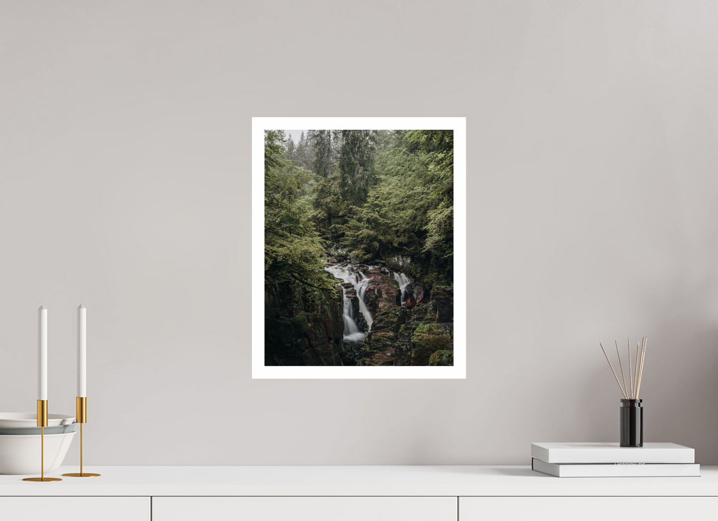 30 x 37.5 cm, Photo Print on Fuji Crystal DP II - RA Braan Waterfall