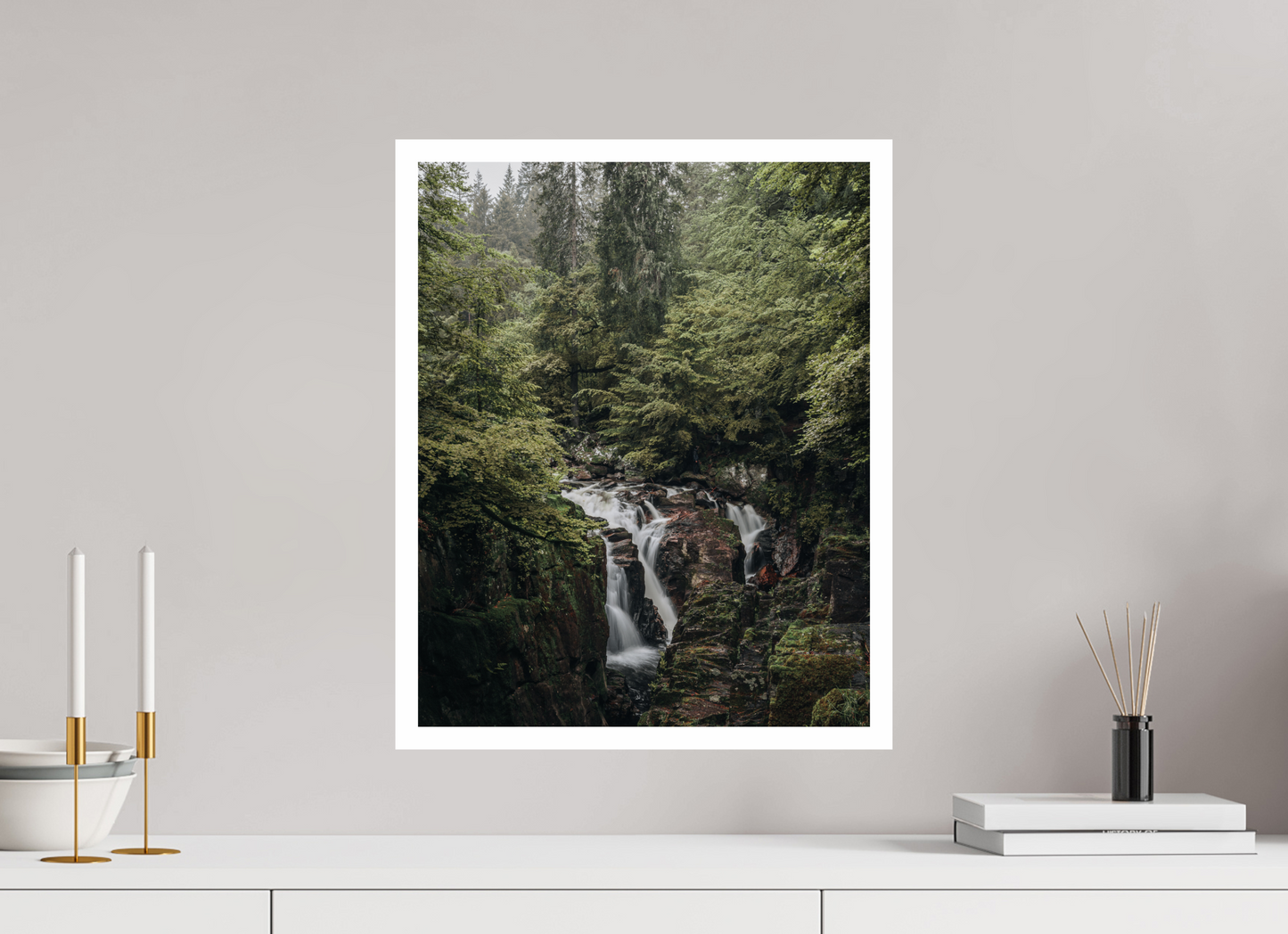 40 x 50 cm, Photo Print on Fuji Crystal DP II - RA Braan Waterfall