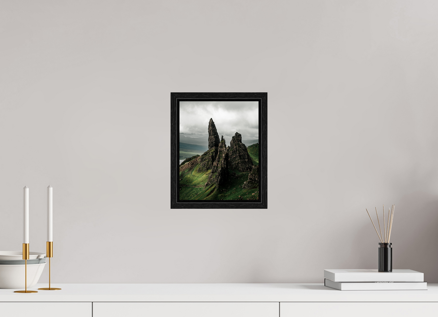 20 x 25 cm, Floater Frame The Old Man of Storr