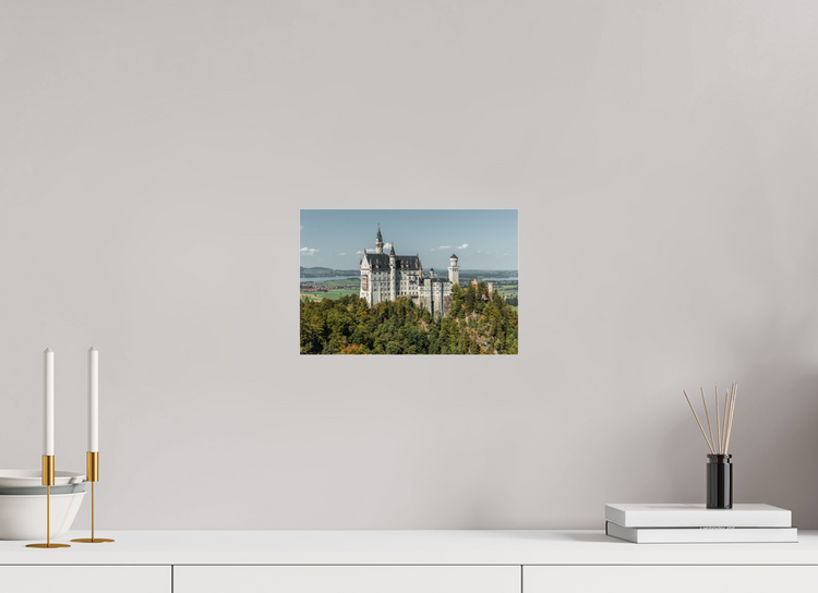 30 x 20 cm, Photo Print Under Acrylic Glass Neuschwanstein Castle