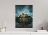 40 x 53.8 cm, Photo Print Under Acrylic Glass Almourol Castle
