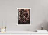 30 x 37.5 cm, Photo Print on Fuji Crystal DP II - RA Marrakesh Market Scene