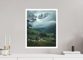 40 x 50 cm, Photo Print on Fuji Crystal DP II - RA Santa Magdalena - Dolomites