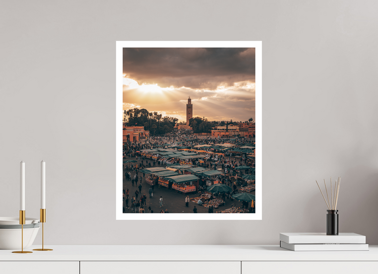 40 x 50 cm, Photo Print on Fuji Crystal DP II - RA Jemaa el-Fnaa, Marrakesh
