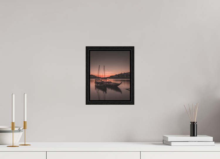 20 x 25 cm, Floater Frame Barcos Rabelos