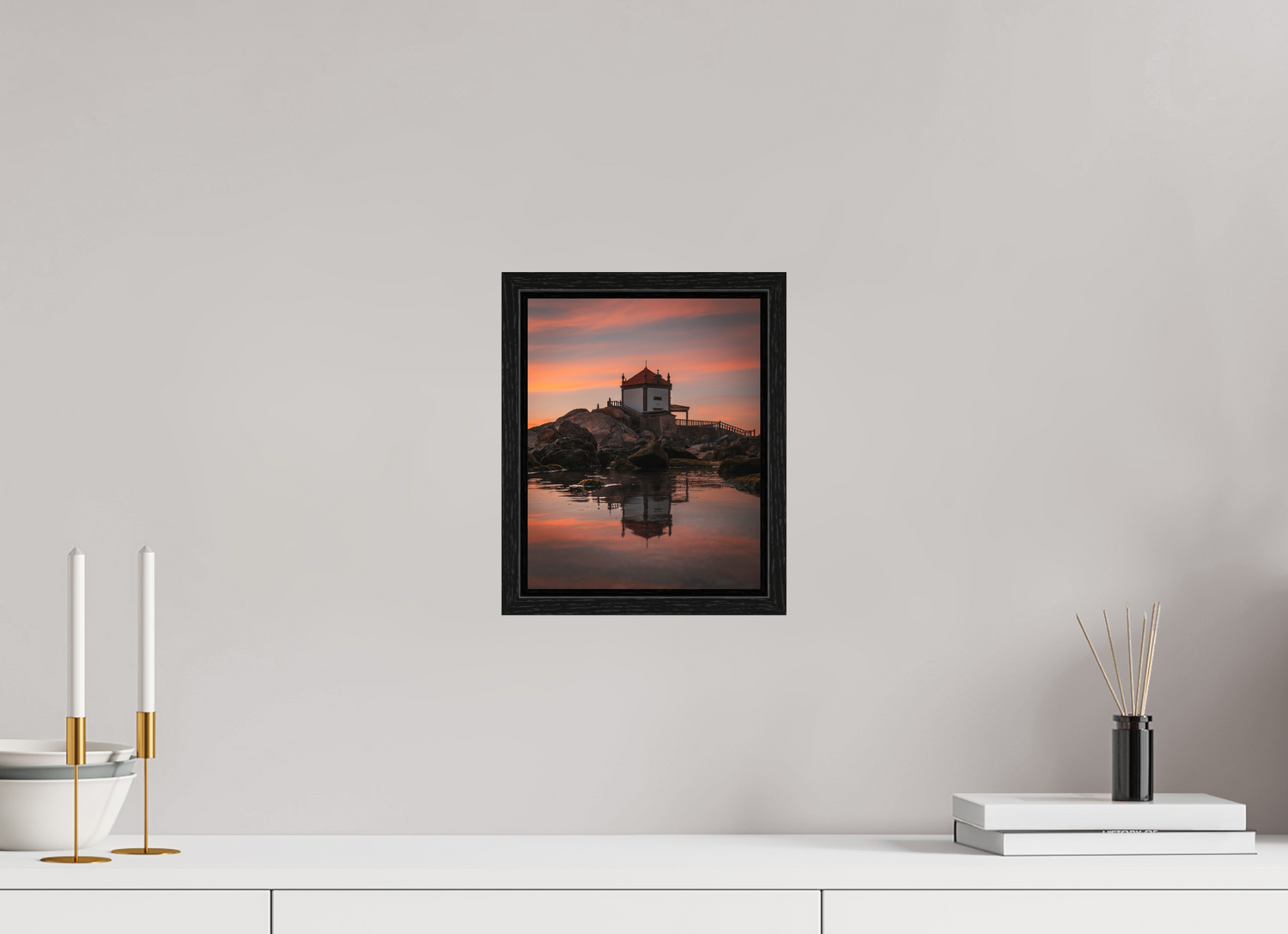 20 x 25 cm, Floater Frame Sr da Pedra chapel