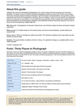 Porto Photography City Guide ebook, preview page 4