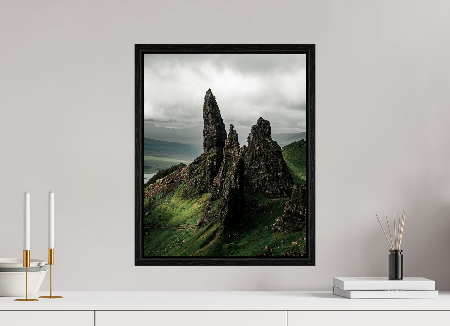 40 x 50 cm, Floater Frame The Old Man of Storr